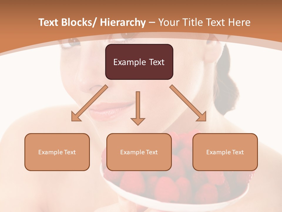 Young Home On White PowerPoint Template