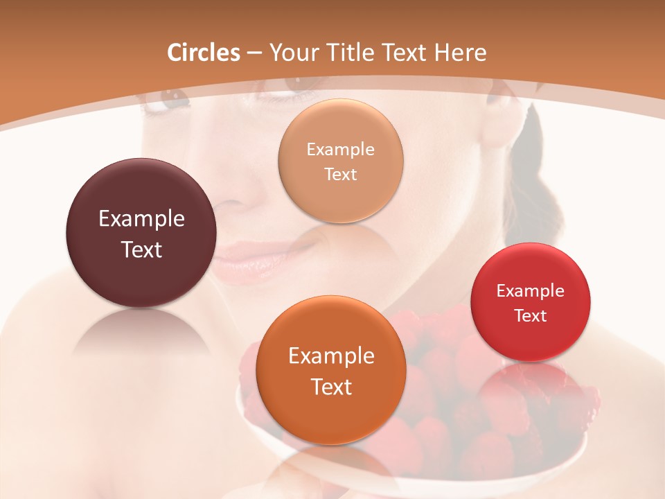 Young Home On White PowerPoint Template