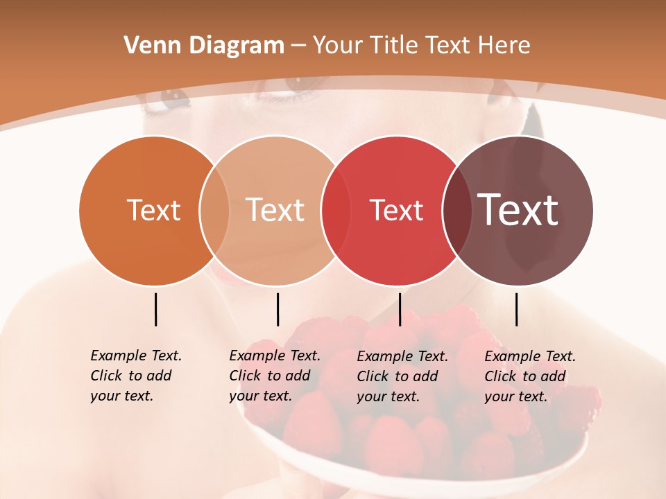 Young Home On White PowerPoint Template