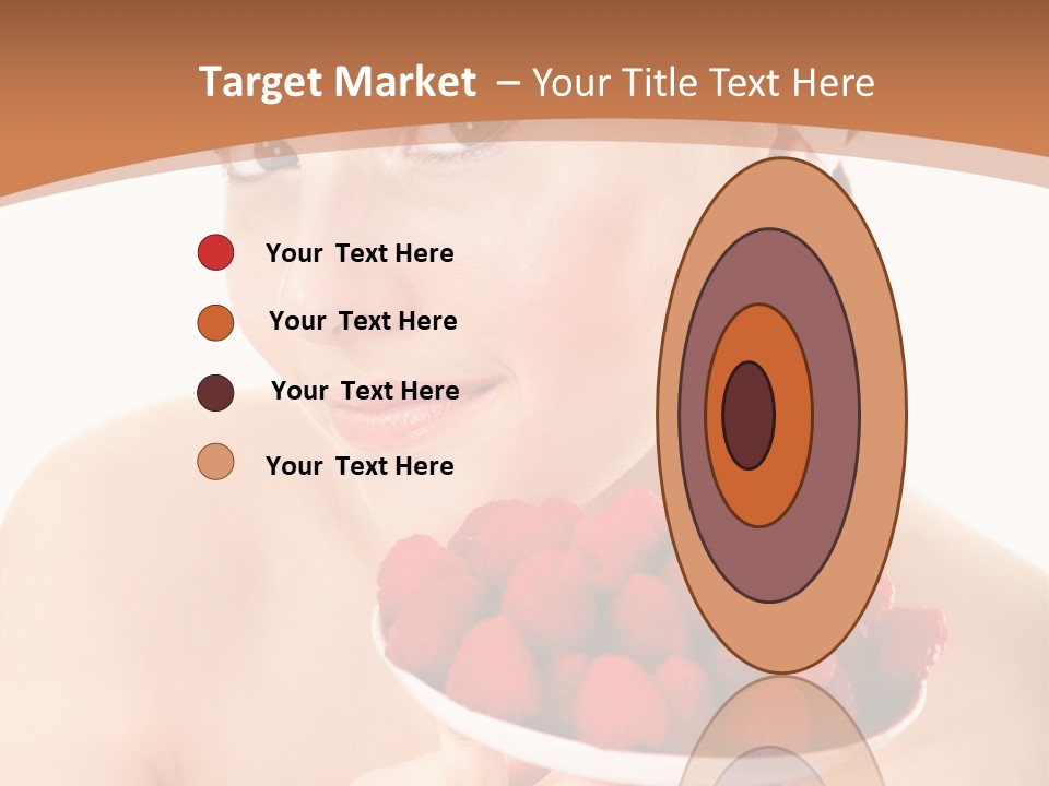 Young Home On White PowerPoint Template