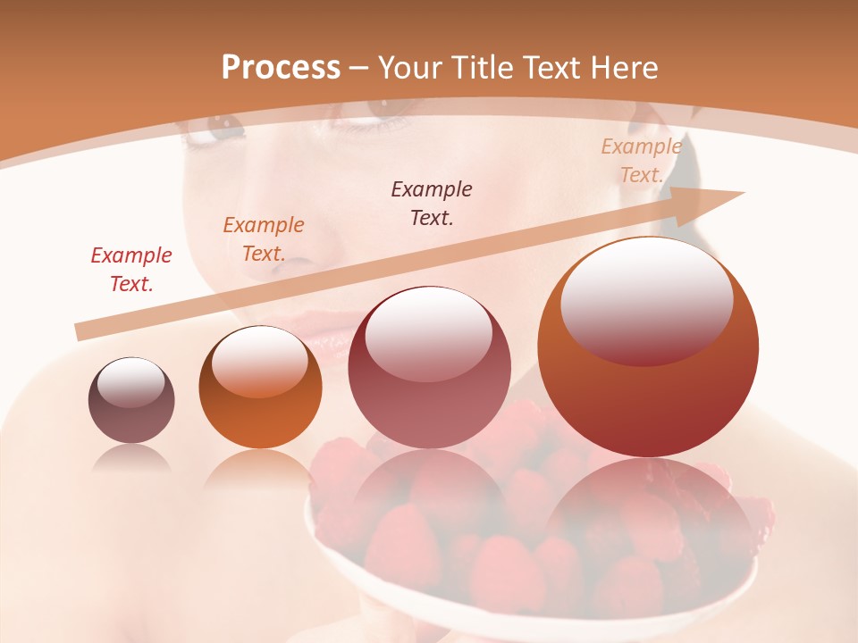 Young Home On White PowerPoint Template