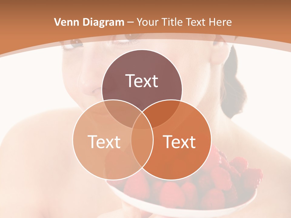 Young Home On White PowerPoint Template