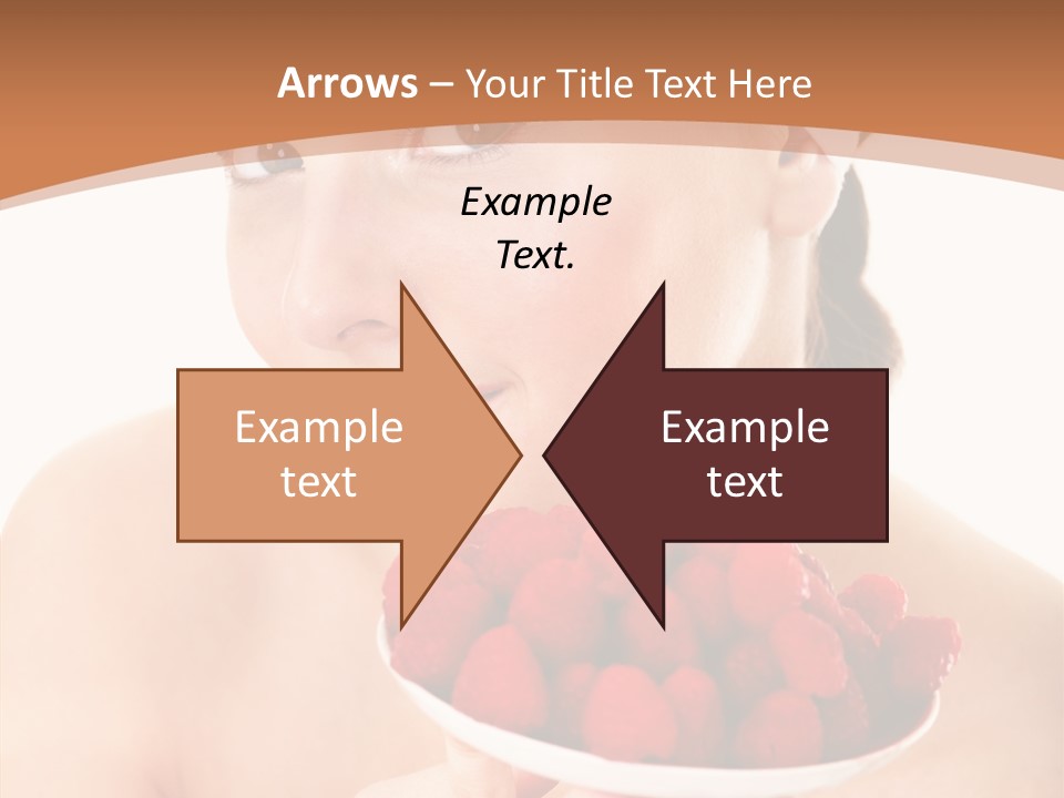 Young Home On White PowerPoint Template