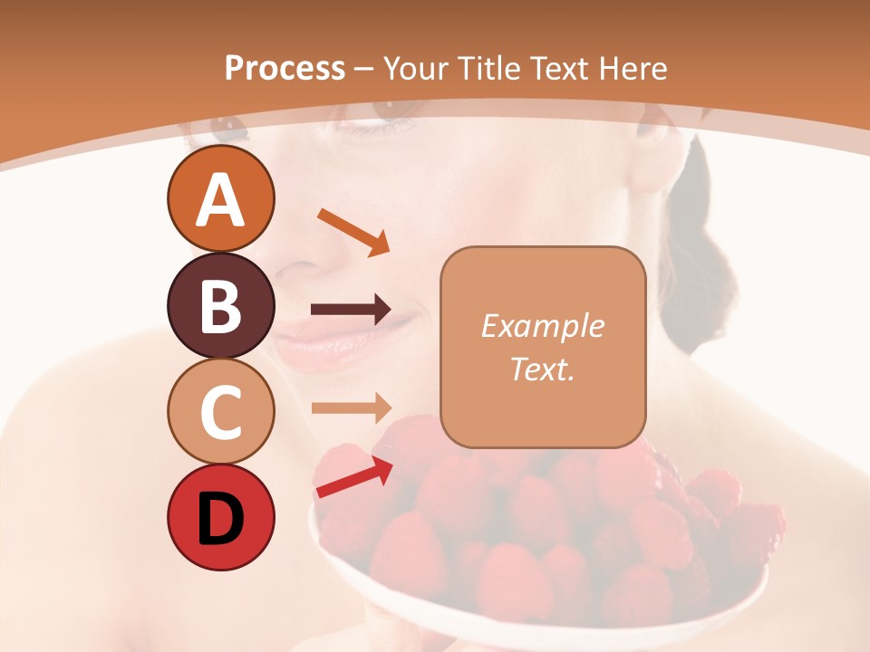 Young Home On White PowerPoint Template