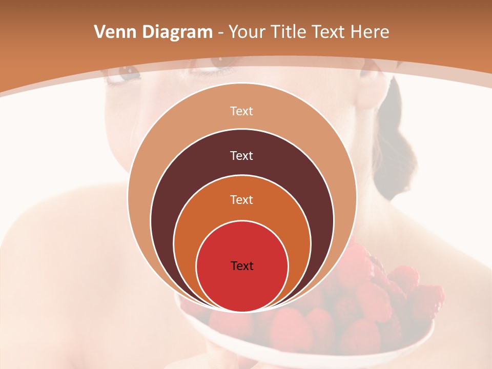 Young Home On White PowerPoint Template