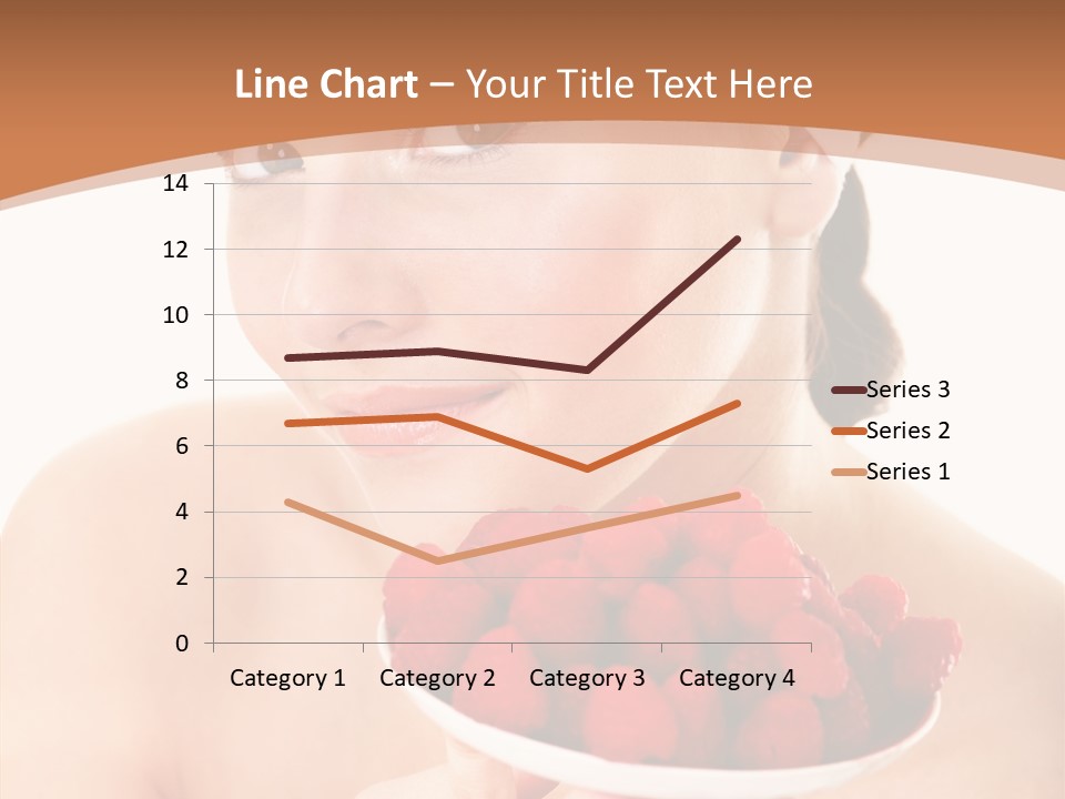 Young Home On White PowerPoint Template