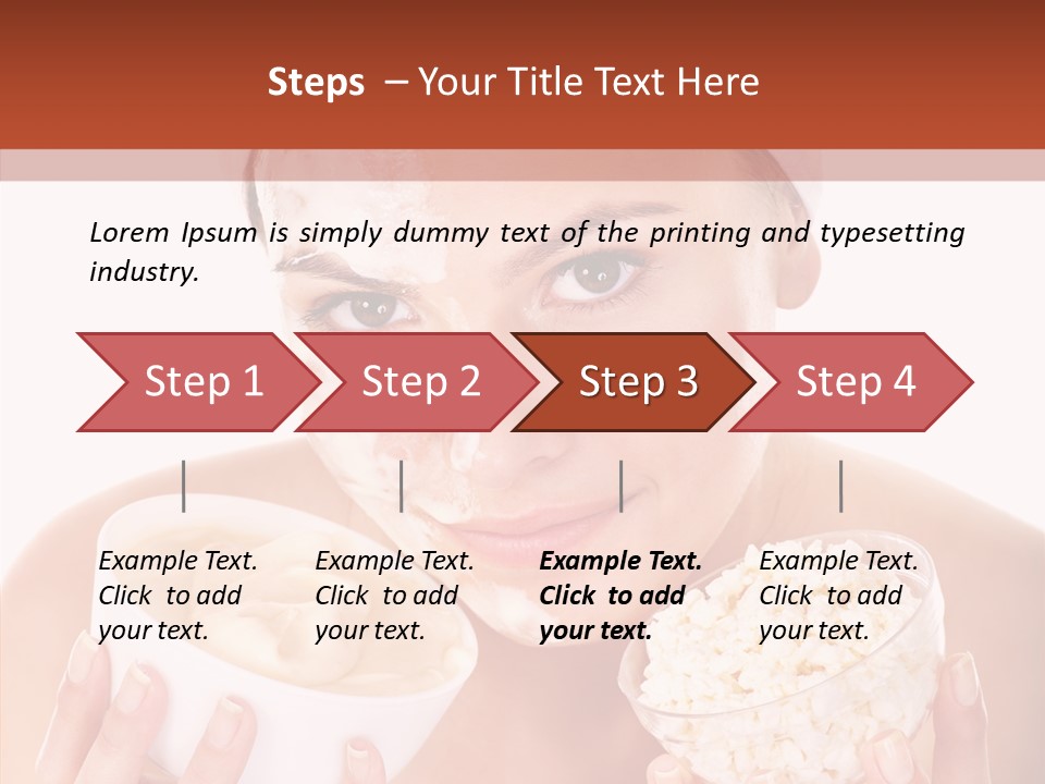 Mask Ingredients Remedy PowerPoint Template
