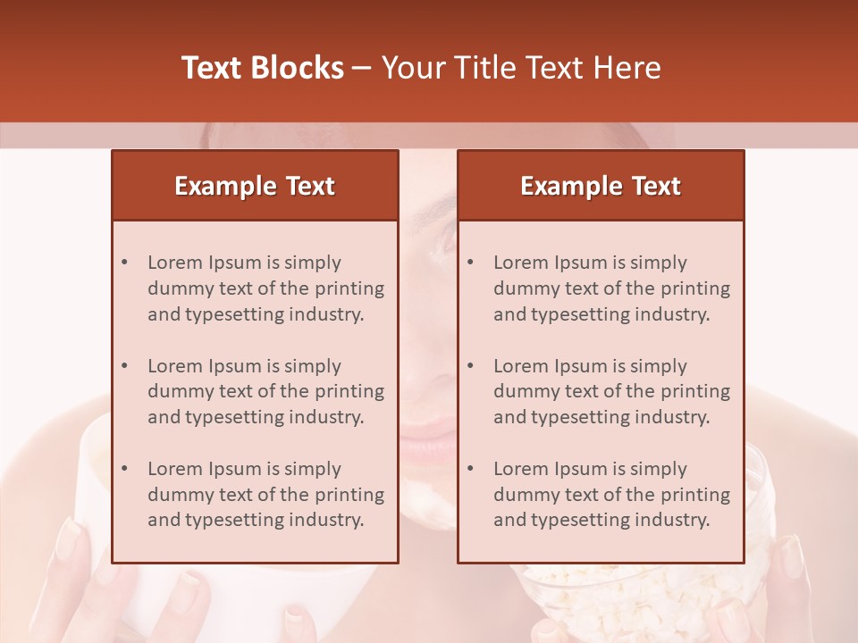 Mask Ingredients Remedy PowerPoint Template