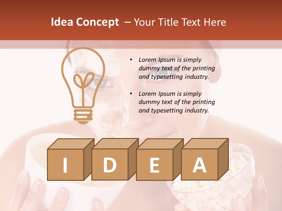 Mask Ingredients Remedy PowerPoint Template