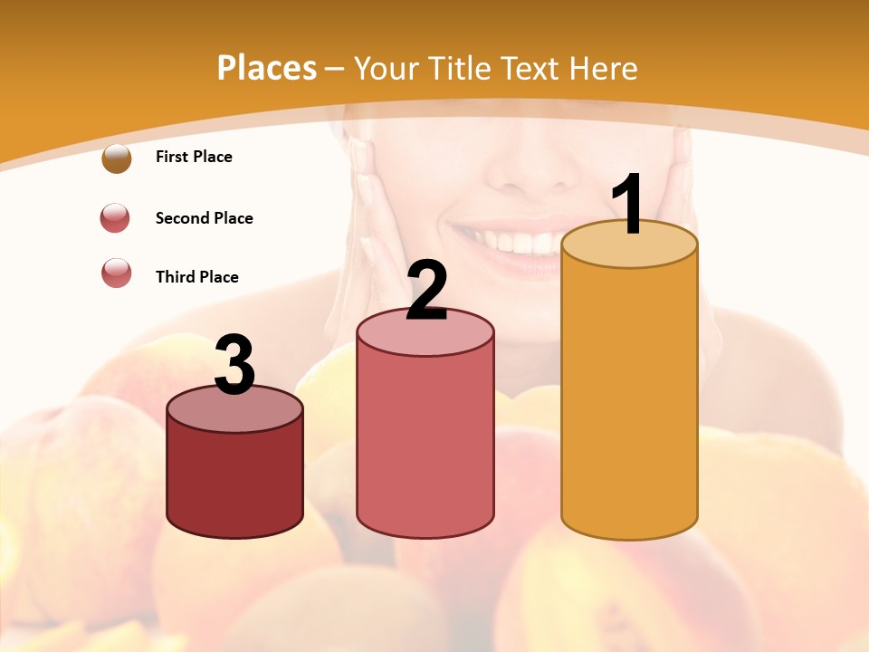 Exfoliate Beauty Apricot PowerPoint Template