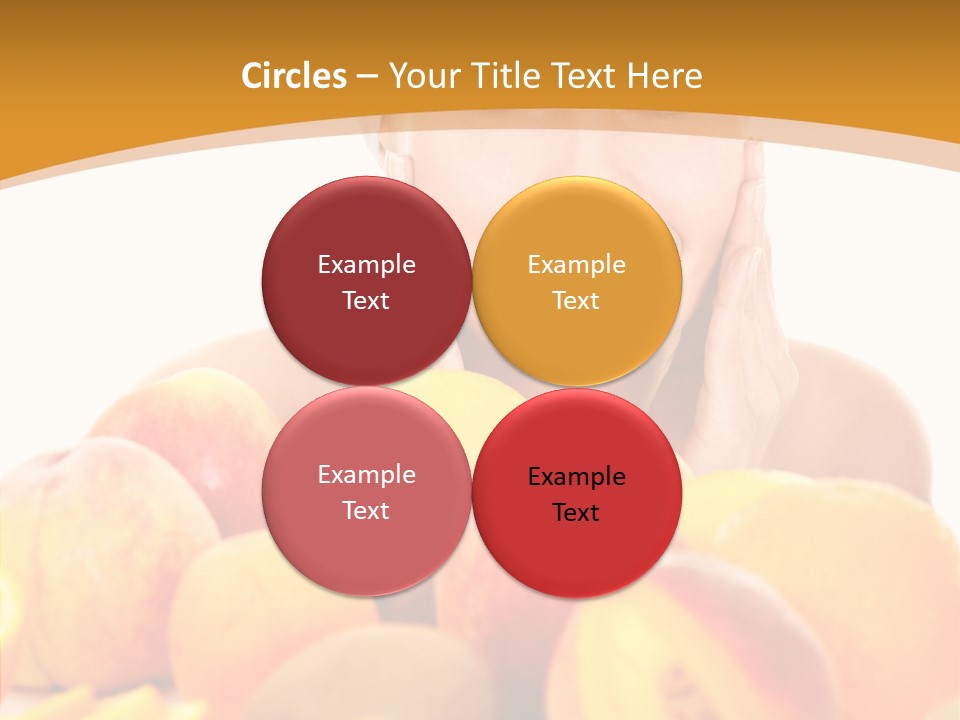 Exfoliate Beauty Apricot PowerPoint Template