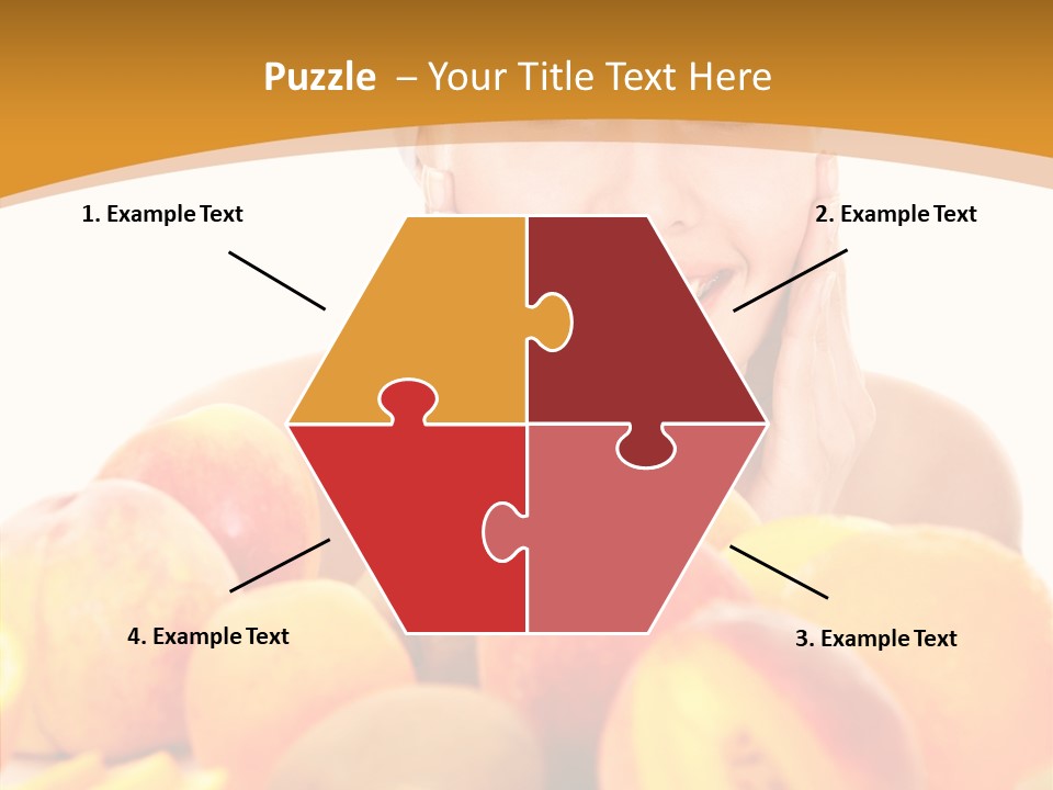 Exfoliate Beauty Apricot PowerPoint Template