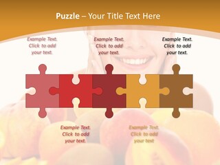 Exfoliate Beauty Apricot PowerPoint Template