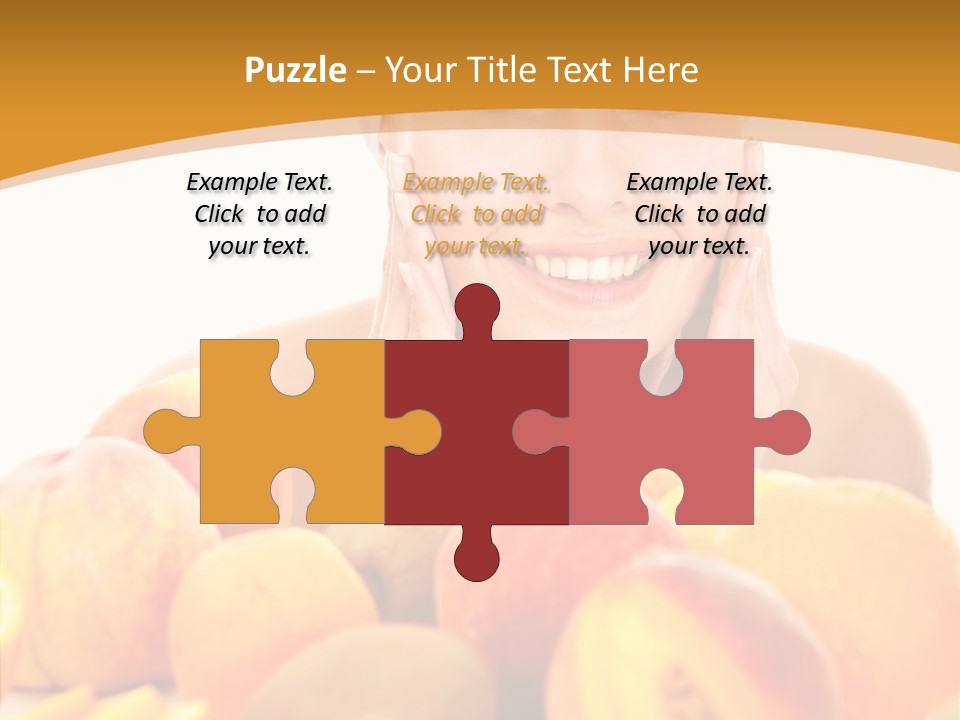 Exfoliate Beauty Apricot PowerPoint Template