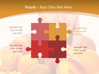 Exfoliate Beauty Apricot PowerPoint Template