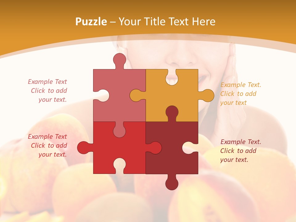 Exfoliate Beauty Apricot PowerPoint Template