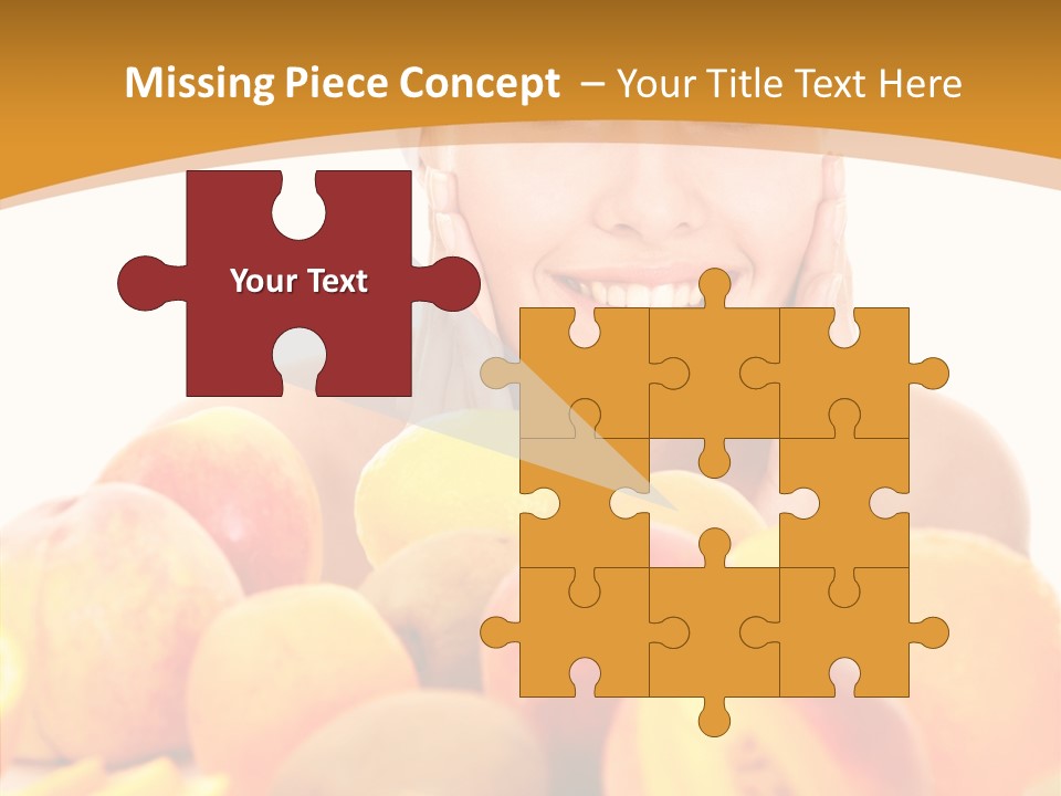 Exfoliate Beauty Apricot PowerPoint Template