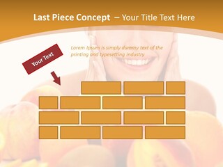 Exfoliate Beauty Apricot PowerPoint Template