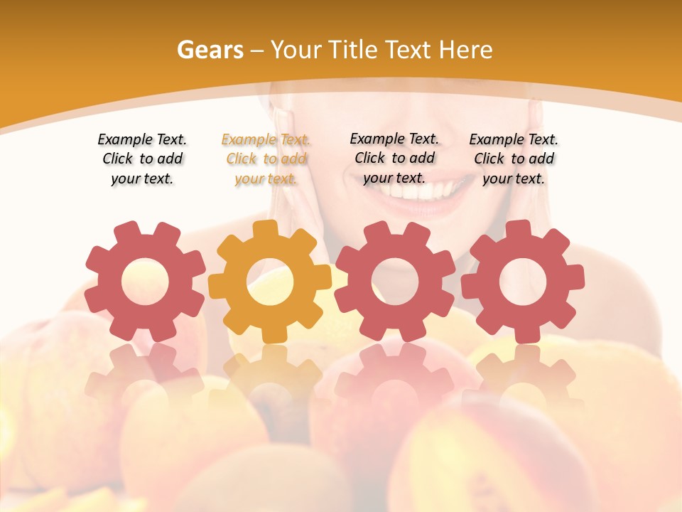 Exfoliate Beauty Apricot PowerPoint Template