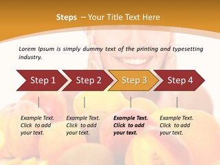 Exfoliate Beauty Apricot PowerPoint Template