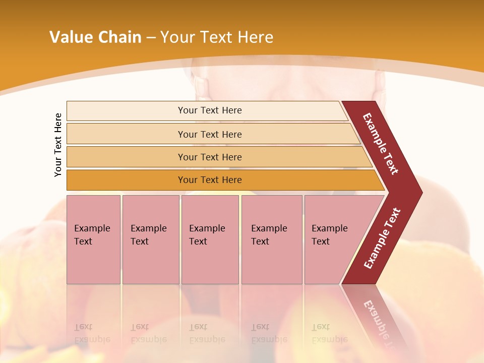 Exfoliate Beauty Apricot PowerPoint Template