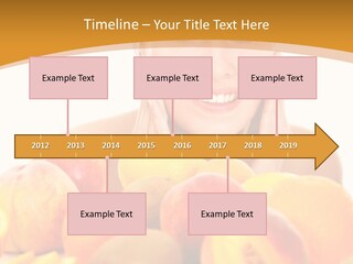Exfoliate Beauty Apricot PowerPoint Template
