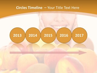 Exfoliate Beauty Apricot PowerPoint Template