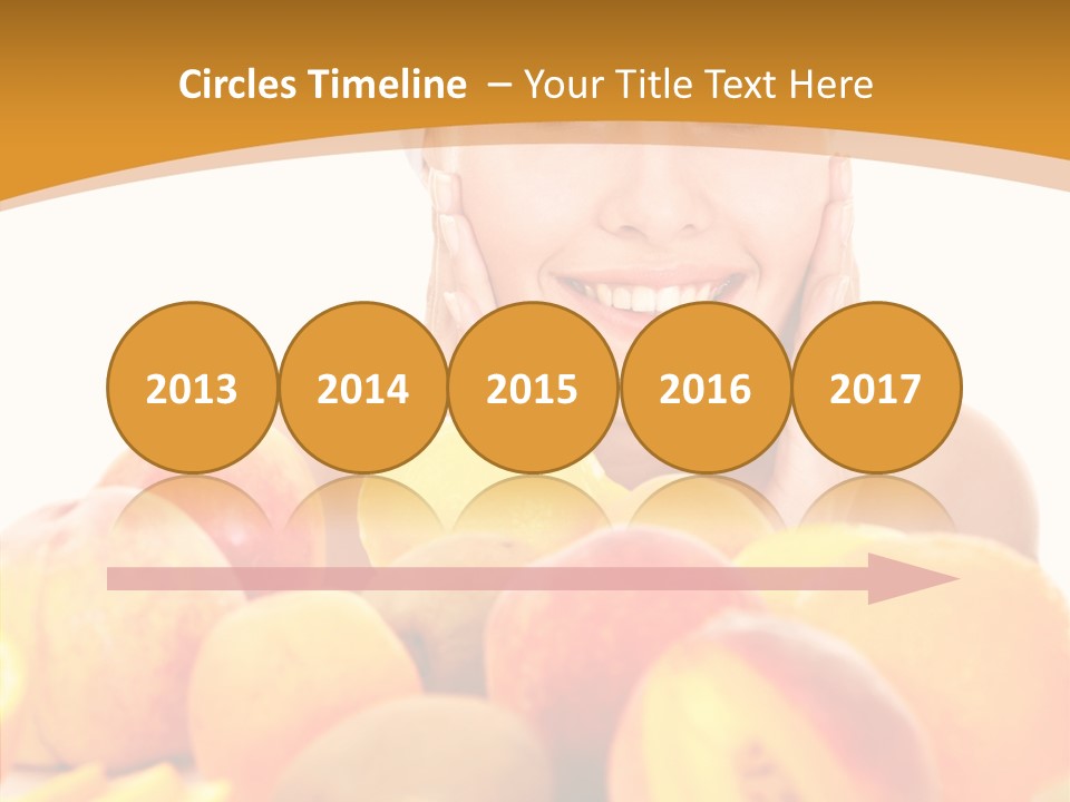 Exfoliate Beauty Apricot PowerPoint Template