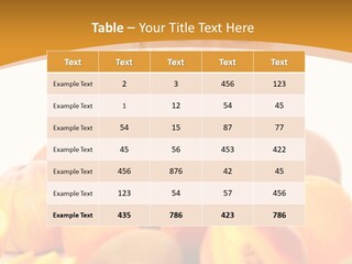 Exfoliate Beauty Apricot PowerPoint Template