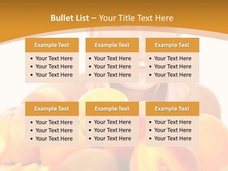 Exfoliate Beauty Apricot PowerPoint Template