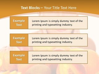 Exfoliate Beauty Apricot PowerPoint Template