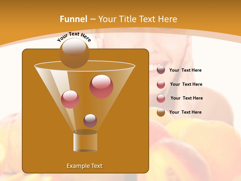 Exfoliate Beauty Apricot PowerPoint Template