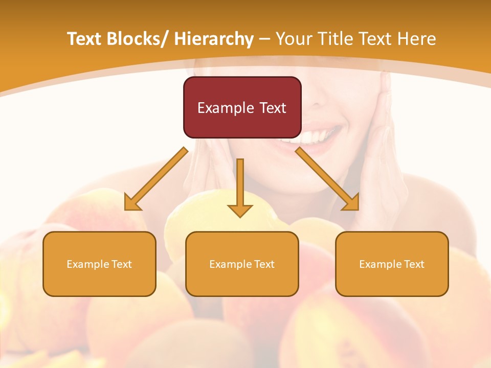 Exfoliate Beauty Apricot PowerPoint Template
