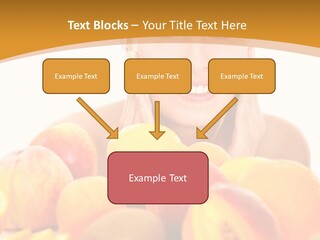 Exfoliate Beauty Apricot PowerPoint Template