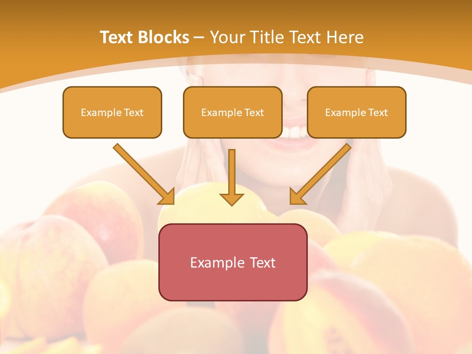 Exfoliate Beauty Apricot PowerPoint Template