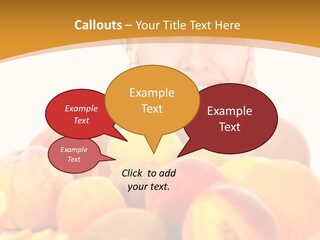 Exfoliate Beauty Apricot PowerPoint Template