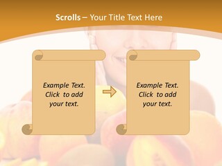Exfoliate Beauty Apricot PowerPoint Template