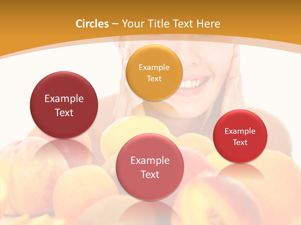 Exfoliate Beauty Apricot PowerPoint Template