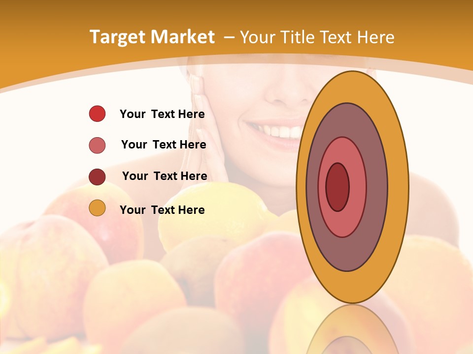 Exfoliate Beauty Apricot PowerPoint Template