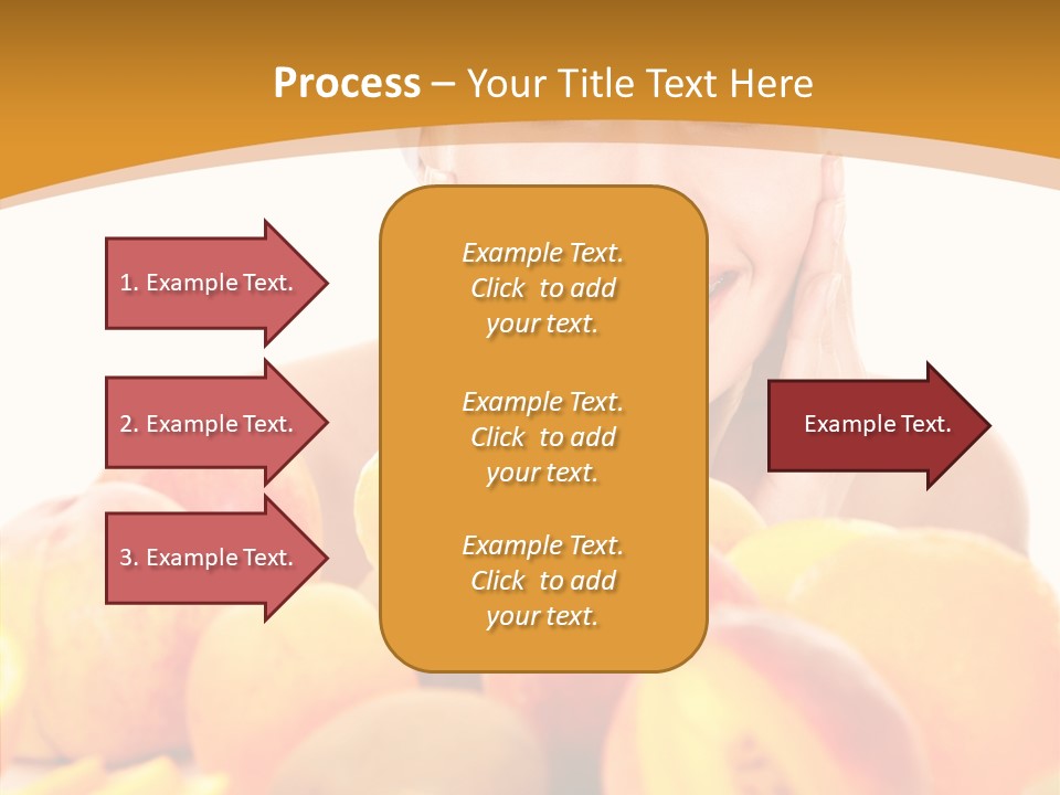Exfoliate Beauty Apricot PowerPoint Template