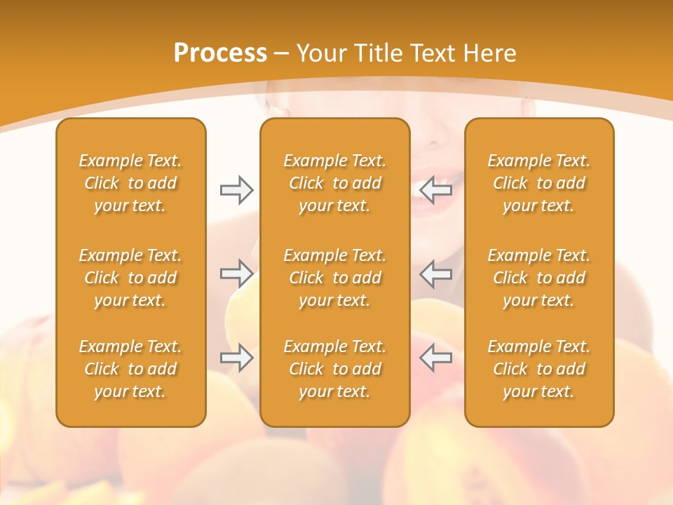Exfoliate Beauty Apricot PowerPoint Template