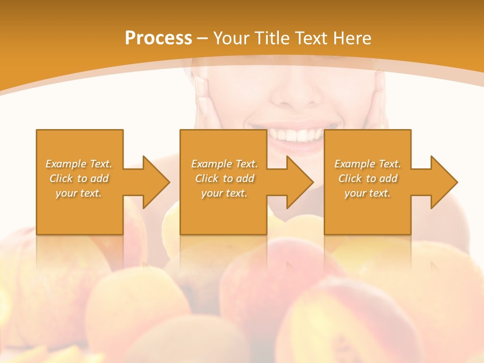 Exfoliate Beauty Apricot PowerPoint Template