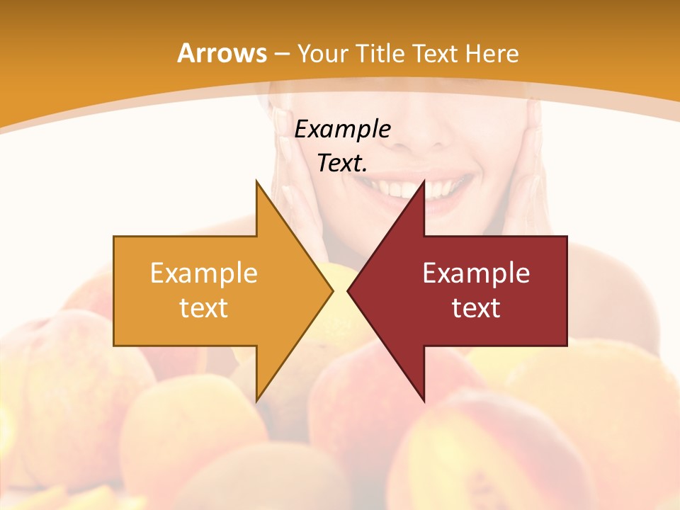 Exfoliate Beauty Apricot PowerPoint Template