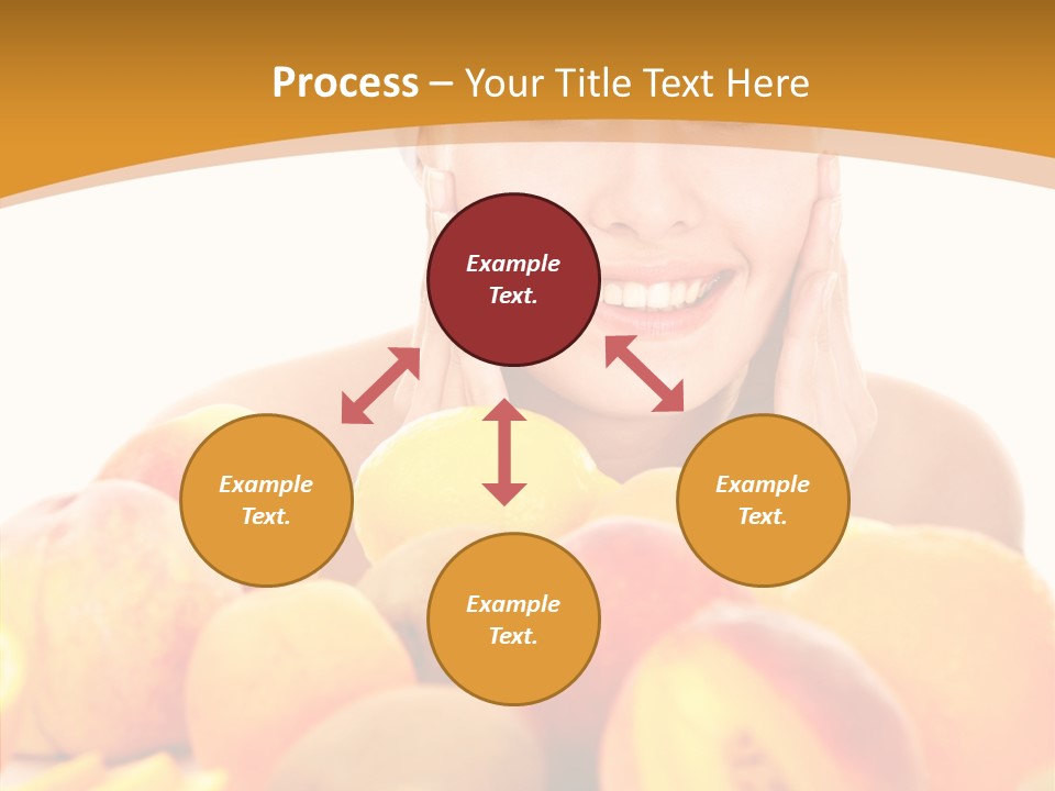 Exfoliate Beauty Apricot PowerPoint Template