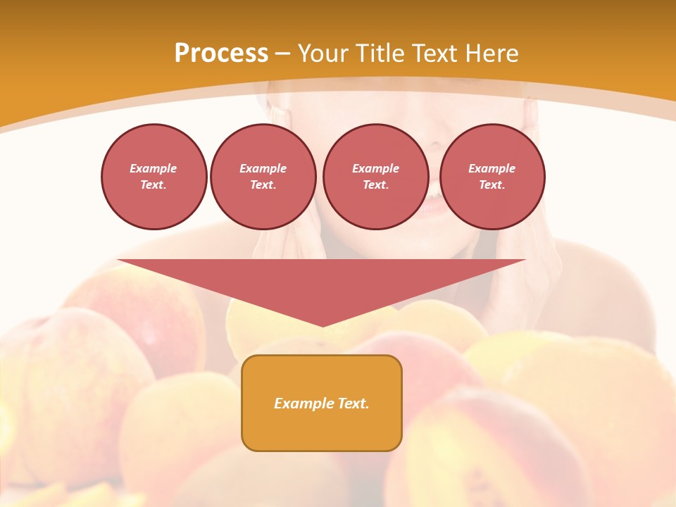Exfoliate Beauty Apricot PowerPoint Template