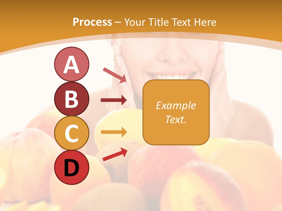 Exfoliate Beauty Apricot PowerPoint Template