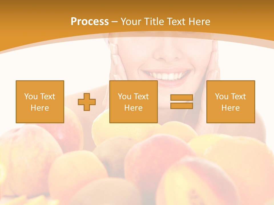 Exfoliate Beauty Apricot PowerPoint Template