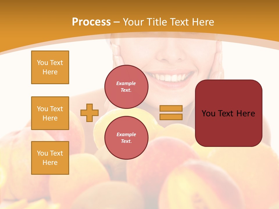 Exfoliate Beauty Apricot PowerPoint Template