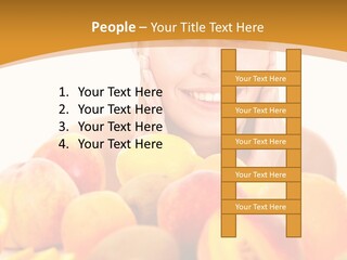 Exfoliate Beauty Apricot PowerPoint Template