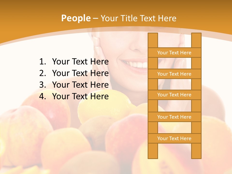 Exfoliate Beauty Apricot PowerPoint Template